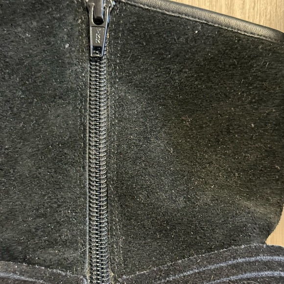 Ralph Lauren Women’s Megan Riding Boots Leather & Suede Mid Shaft Ankle Boots - Picture 5 of 8